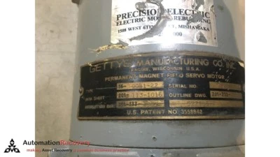 GETTYS 16-0081-22, SERVO MOTOR #240654 - Image 1 of 4