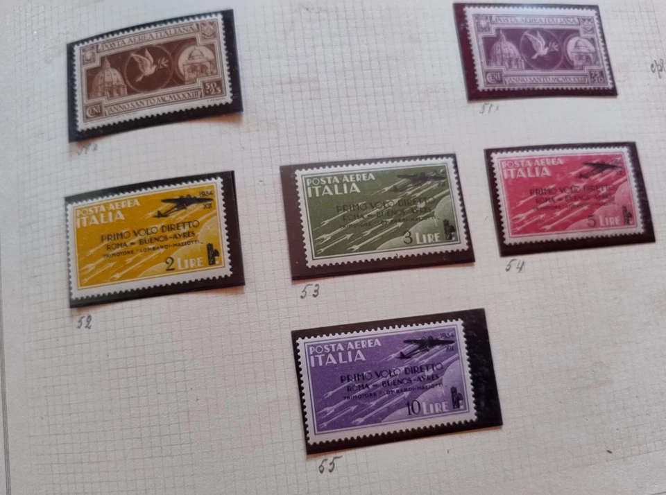 Regno - Primo volo diretto Roma-Buenos Aires POSTA AEREA (mlh*) - Immagine 1 di 1
