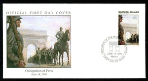 MARSHALL ISLANDS - 1990 – PARIS OCCUPATION - FDC – VF ° - Picture 1 of 2