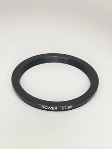 Bower 67mm-58mm Step Down Ring Metal Adapter - Picture 1 of 3