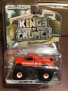 Greenlight Kings Of Crunch 93 Ford F-250 Monster Truck Terminator  III 
