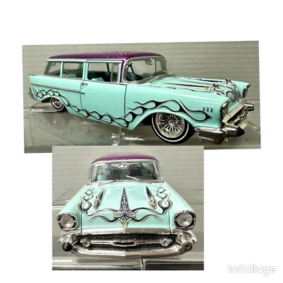 Muscle Machines 1957 Chevy Low Rider West Coast Choppers 1:24 - Image 1 of 4