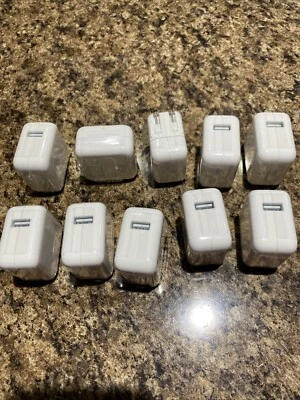 Genuine Apple 12W USB Power Adapter Original OEM for iPhone, iPad, Whit -  A2167 - Image 1 of 2