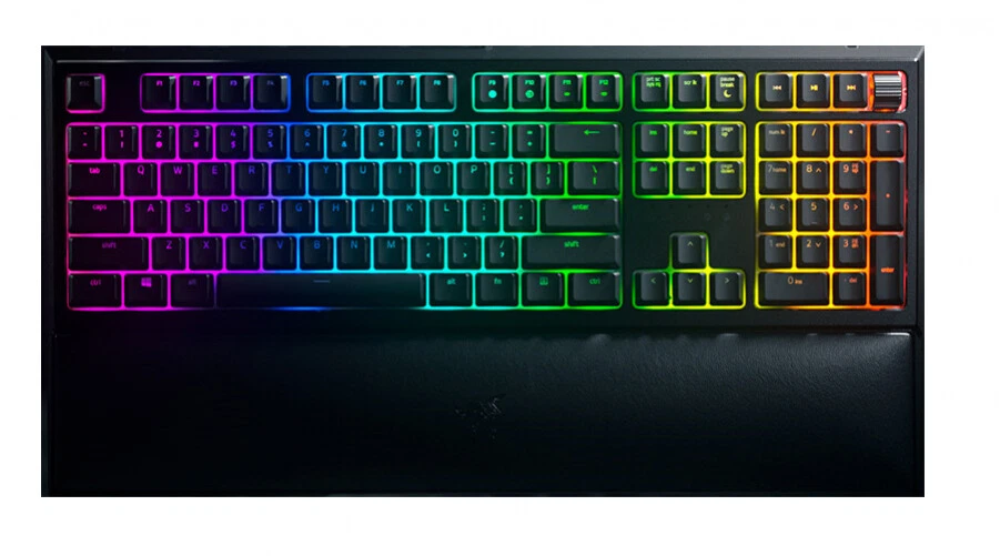 Razer Ornata V2 Gaming Keyboard Mecha-Membrane Switches Chroma RGB US ISO - Bild 1 von 4
