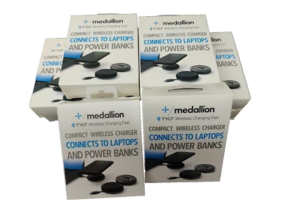 Lote de 10 X Carregador Sem Fio Compacto TYLT Medallion Conecta-se a PC e Power Bank - Imagem 1 de 4