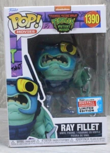 Funko Pop TMNT Mutant Mayhem Ray Filet Fall Convention Exclusive #1390 DAMAGED - Picture 1 of 10