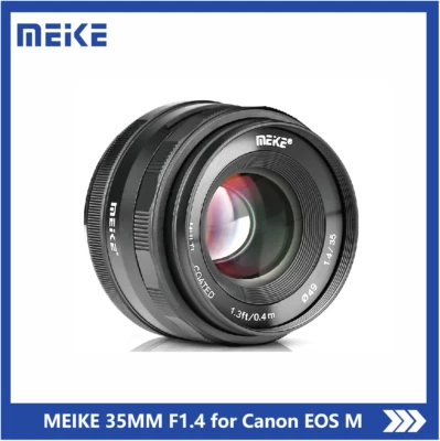 Meike 35mm F1.4 Large Aperture APS-C Prime Manual Focus for EF-M EOS-M Mount - Image 1 of 4