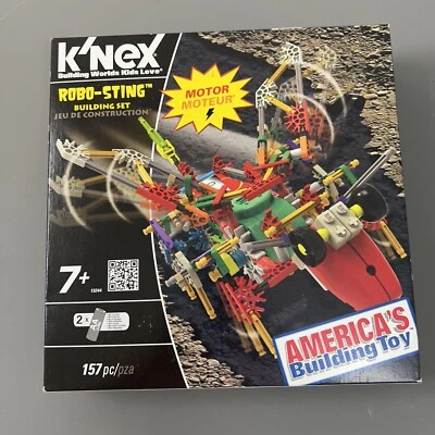 NIB K'NEX  3 ROBO-STING SET - Image 1 of 4
