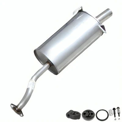 Silenciador de escape de acero inoxidable con perchas + pernos se adapta a: Honda CR-V 2007-2009 Foto 1 de 4