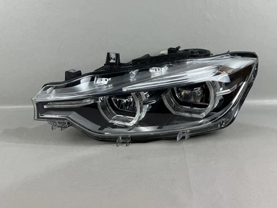¡Bonito! BMW 330i 340i F30 2016-2018 conductor izquierdo LH faros LED no adaptables OEM Foto 1 de 4