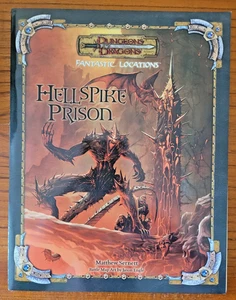 Fantastic Locations: Hellspike Prison - D&D 3.5 - WOTC - One of Two Maps Missing - Picture 1 of 5