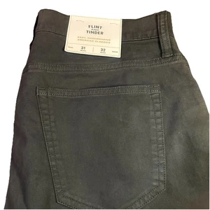 Flint And Tinder 365 Hose Herren 31x32 Slim Fit Chino Minamalist dunkelgrau NEU - Bild 1 von 4
