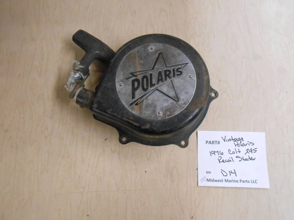 Motor De Colección Polaris 1976 Colt 295 Motor De Nieve Arrancador de Retroceso Manual D14 Foto 1 de 4