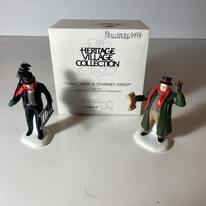 Dept 56 Dickens Heritage Village Collection - Town Crier & Chimney Sweep 5569-7 - Picture 1 of 6