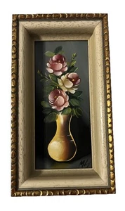 Vintage handbemalt gerahmt VERILYN GALLERY MADE IN SPAIN - Bild 1 von 20