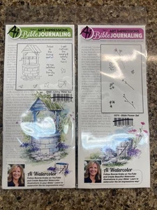 2 Sets Kunst Impressionen Bibel Journaling Lebendiges Wasser Bibel Blume - Bild 1 von 3
