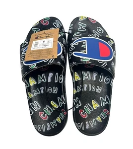 Champion Slides IPO Marker Color Black YOUTH US Size 6 - Picture 1 of 5