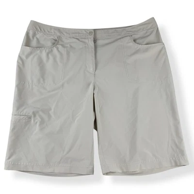 Weekends By Chicos 3 Womens Size 16 Shorts Beige Stretch - Image 1 of 4