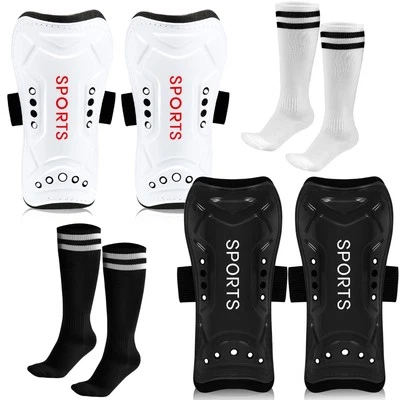 NAODONGLI Shin Guards Soccer Youth, Protective Soccer Shin Guards & Lightweight and Bre...