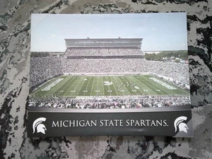 Michigan State Spartan Stadium Canvas Picture Artissimo - Picture 1 of 6