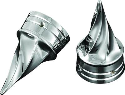 Tapas de eje trenzado cromadas Kuryakyn Kuryakyn * Se adapta a Harley Davidson Sportster Foto 1 de 2