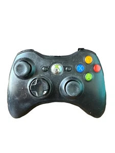 Controller Wireless Microsoft per Xbox 360 OEM Nero Manca sul retro Vedi foto - Foto 1 di 2