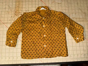 Vintage Danny Dare Button-Up 70’s Collared Shirt Long Sleeve Toddler Size 3 - Picture 1 of 5