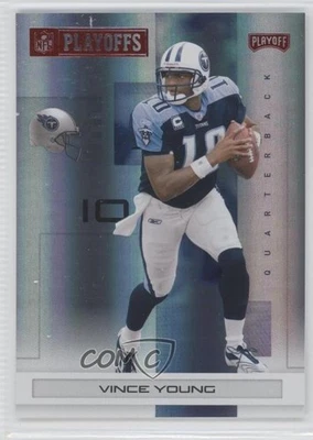 2007 Playoff NFL Playoffs Red Holofoil /125 Vince Young #97 - Image 1 of 2
