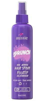 Spray para el cabello Aussie Sprunch sujeción media 8,5 fl oz., sin aerosol, ondulado o rizado Foto 1 de 4