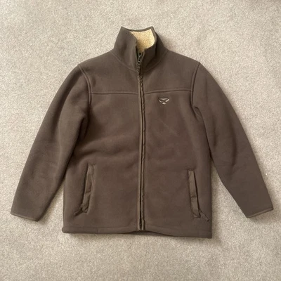 Chaqueta polar pesada Hoggs of Fife Clydesdale para hombre M caqui verde forrada sherpa Foto 1 de 4