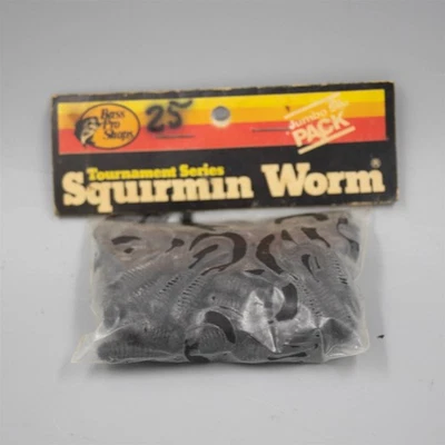 Винтажная рыболовная приманка Bass Pro Shops Squirmin Worm пластик США - Изображение 1 из 2