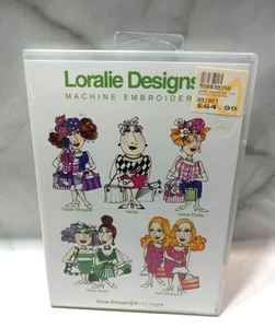 Loralie Designs Machine Embroidery CD: Gone Shopping III 5 Designs 630772 - Picture 1 of 4