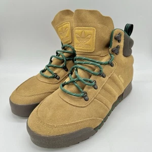 Botas Adidas Jake 2.0 Raw Desert/Verde Colegial Talla 10 EE6206 Monopatín/Caminata - Imagen 1 de 6