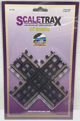 MTH SCALETRAX 45-1005 O-GAUGE 90 DEGREE CROSSING - BRAND NEW - Image 1 of 2