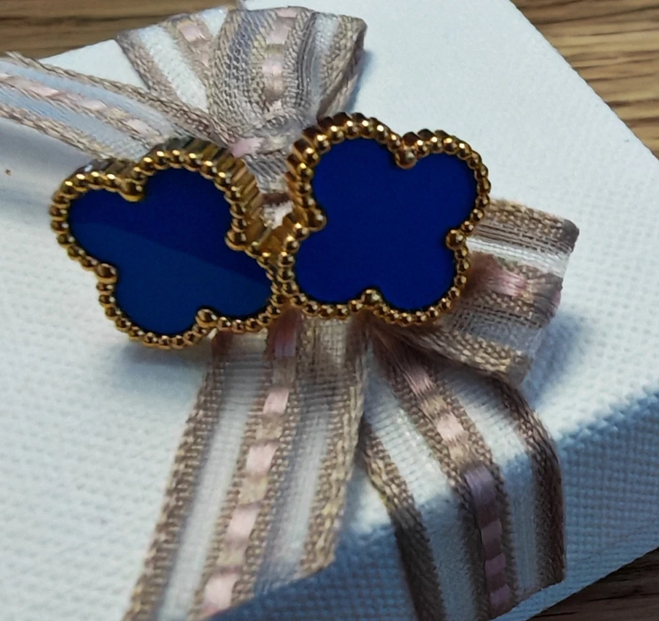 Ohrringe Kleeblatt Wunderschöne Ohrstecker - Bild 1 von 1