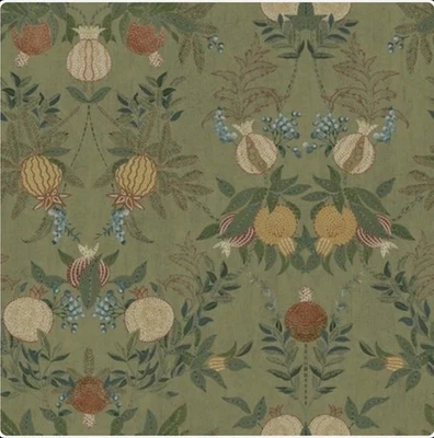 Papel pintado NuWallpaper x Chris Loves Julia Melograno cáscara de musgo y 20,5" x 216", ¡3 rollos!! Foto 1 de 4