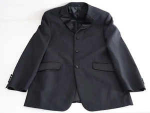Chaqueta de traje bielástica negra de esmoquin para hombre talla 42R - Imagen 1 de 5