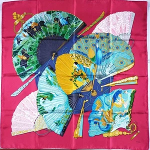 HERMES Schal Carré 90 "BRISE de CHARME" Zauberhafte Brise Top Zustand J - Bild 1 von 10