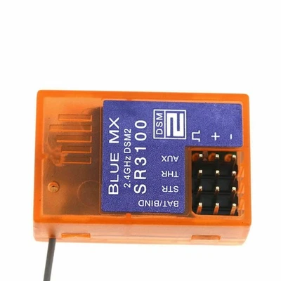 3CH SR3100 Receiver 3 Channel RX FOR RC CAR SPMSR3100 RX For DSM2 Transmitter - Image 1 of 4
