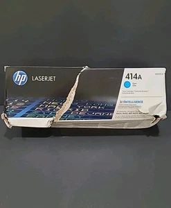 Cartuccia toner ciano originale HP 414A - W2021A - nuova *SCATOLA AMMACCATA* - Foto 1 di 5
