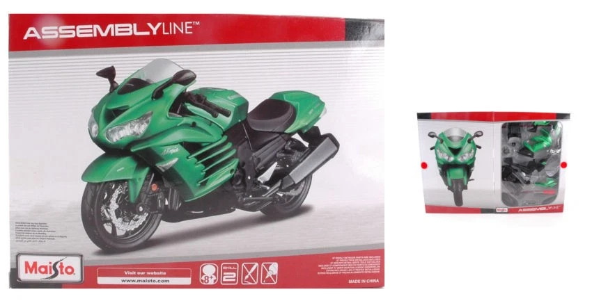 Kawasaki Ninja ZX / 14R Kit De Plástico 1:12 Modelo 39197 MAISTO - Imagen 1 de 1
