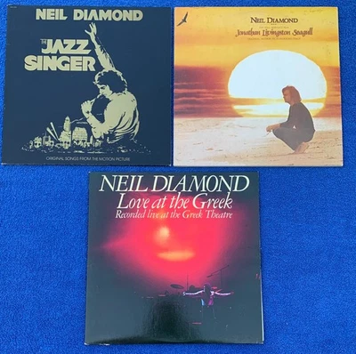 Neil Diamond 3 LP LOT of Vinyl LPs in Near Mint! Condition - Jazz Greek Seagull - Image 1 of 2