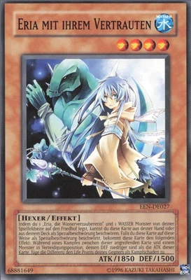 YuGiOh Eria mit ihrem Vertrauten EEN-DE027 Common NM 1st - Bild 1 von 2