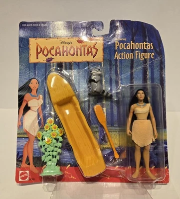 Figura de acción Mattel Disney Pocahontas 5" 1995 de colección nueva sellada Foto 1 de 4