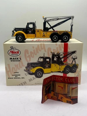 Camión grúa First Gear Mack Trucks Mack Towing serie L juguete fundido a presión 1/34 Foto 1 de 4