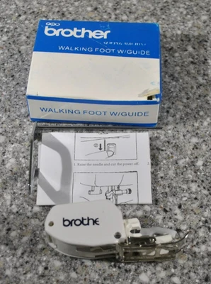 Brother Walking Foot +Guide For Low Shank 7mm Open Toe Even Feed Babylock  NIB - Image 1 of 4