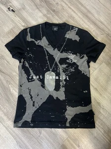  Vintage Just Cavalli t-shirt with large logo - Picture 1 of 7