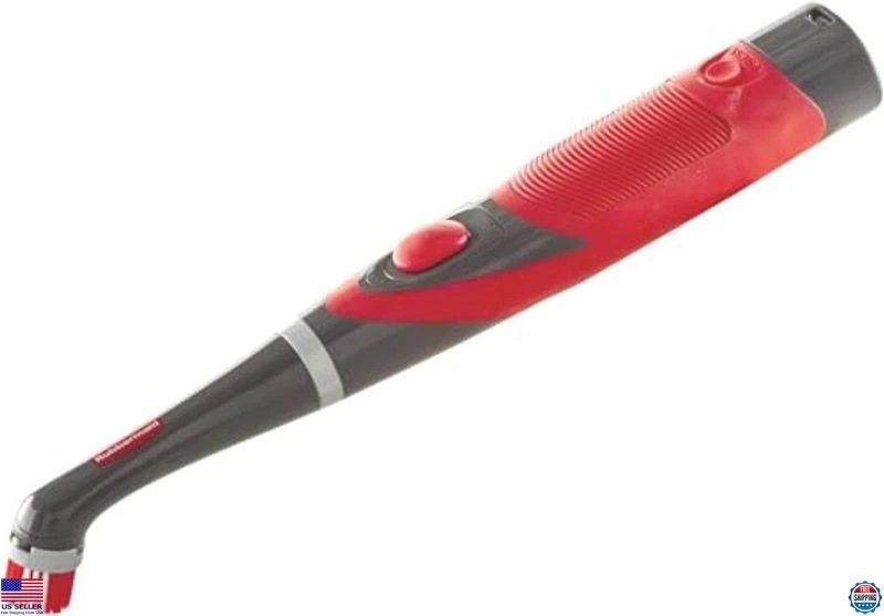 Rubbermaid 1839685 Power Scrubber With All-purpose Grout Head 1pc Gray