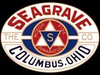 Seagrave Fire Apparatus of Columbus NEW Sign: 40" Wide Diecut USA STEEL XL Size