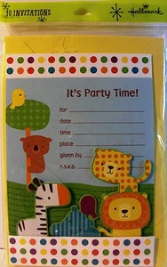 Sello distintivo Es hora de fiesta Invitaciones para todo uso Paquete de 10 con sobres adorables - Imagen 1 de 1